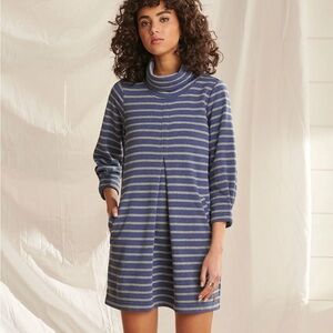 Hatley - Taylor Dress - Midnight Stripe - Size L